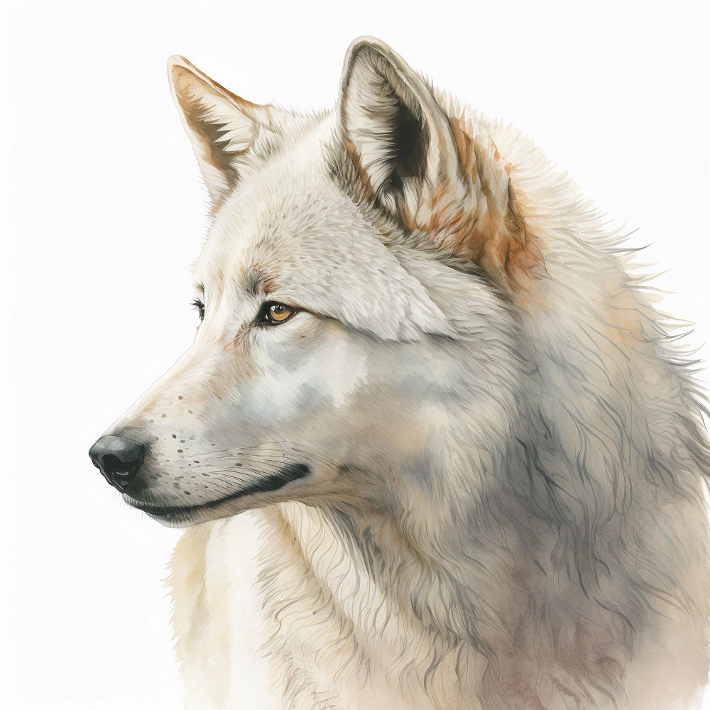 Frozen Guardians: Artic Wolf's Haunting Beauty
