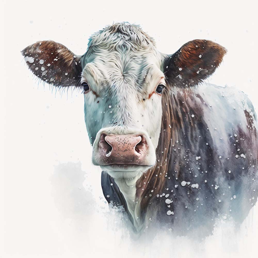 Bastian Cow Print