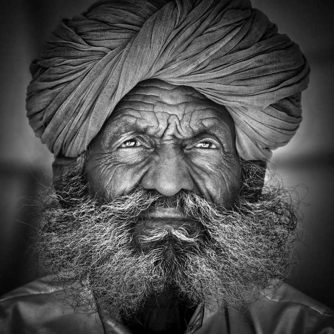 Rajasthani Man in Turban XI