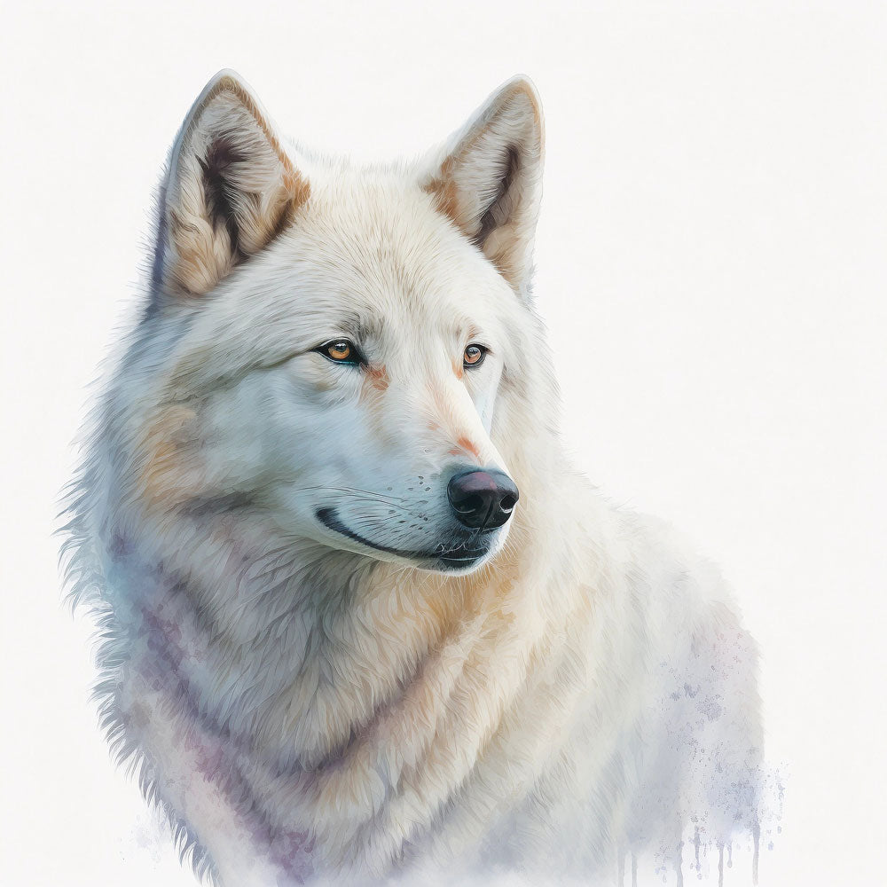 Frozen Guardians: Artic Wolf's Haunting Beauty