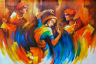 Handmade Poster Colour Paintings on Silk