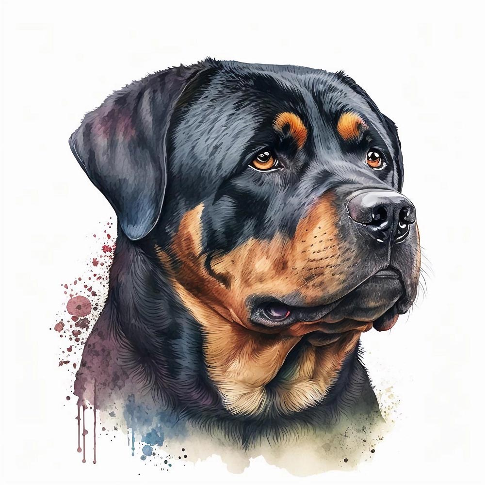 Water Color Dog