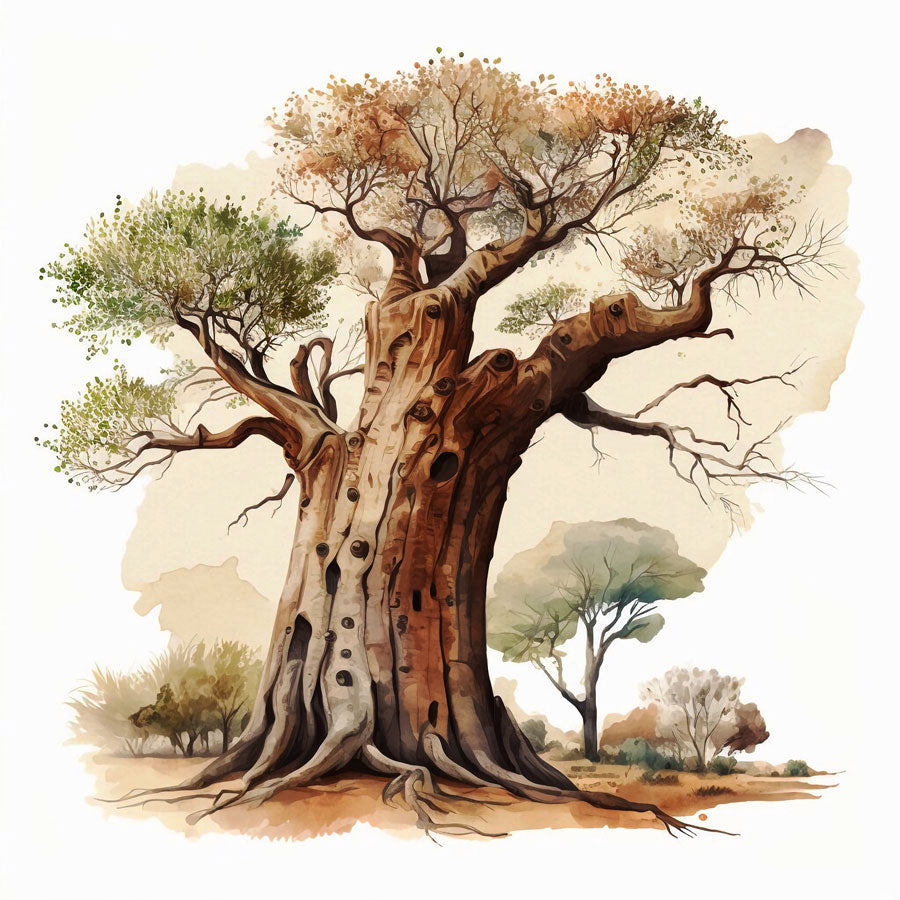 Baobab Tree Print