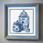 Blue & White Art