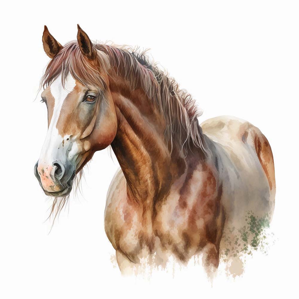 Mustang Horse Print