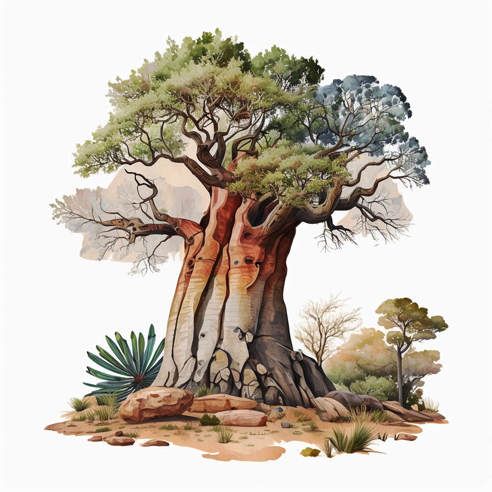 Baobab Tree Print