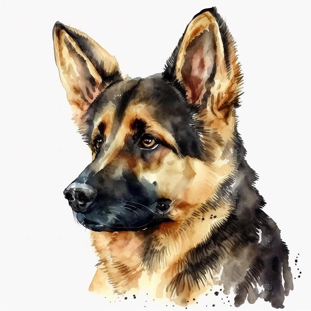 Water Color Dog