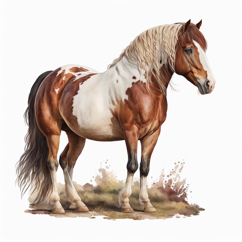 Mustang Horse Print