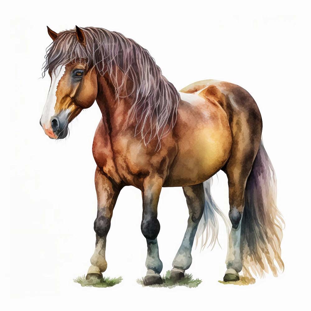Mustang Horse Print