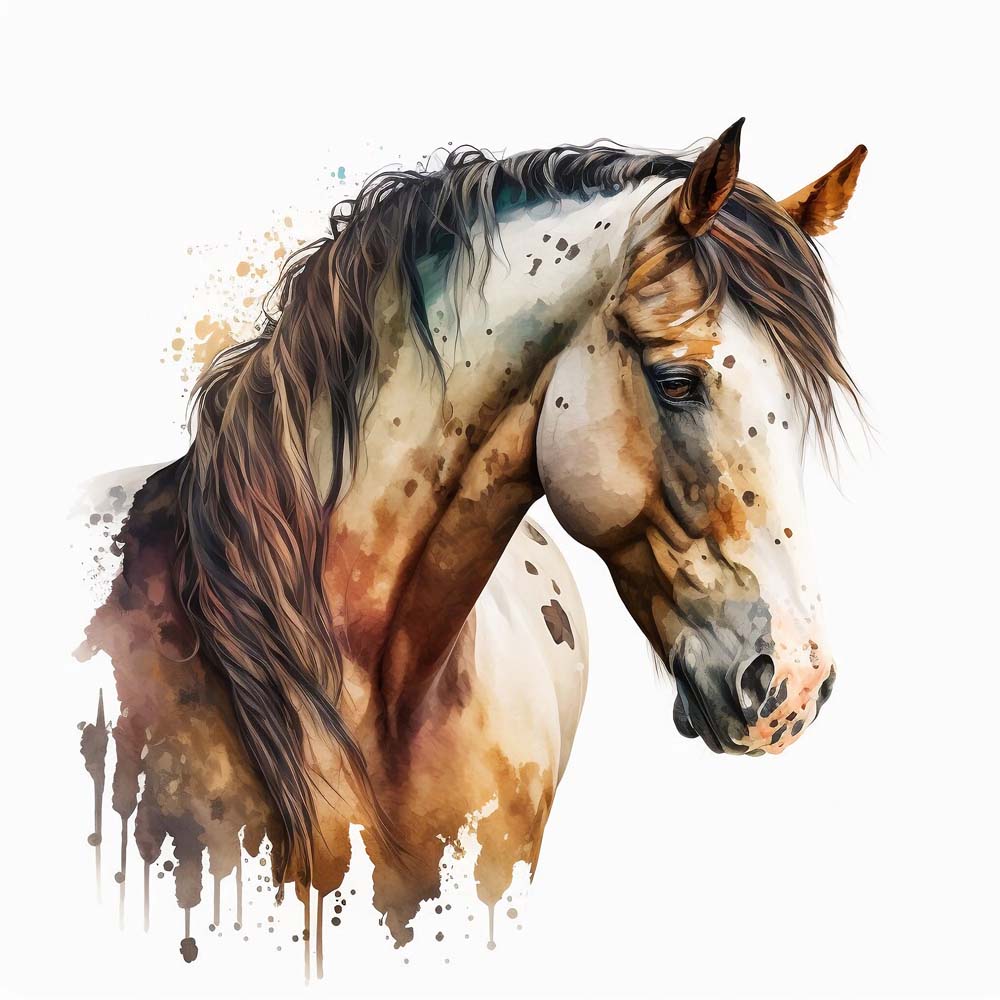 Mustang Horse Print
