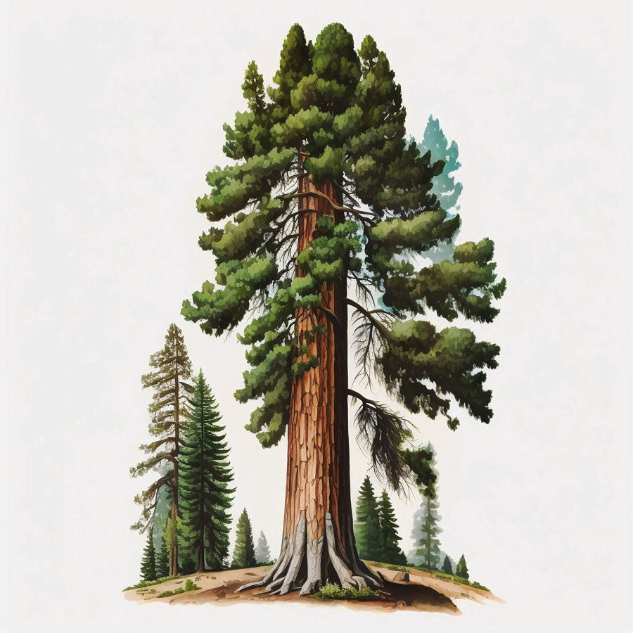 Giant Sequoia Tree Print