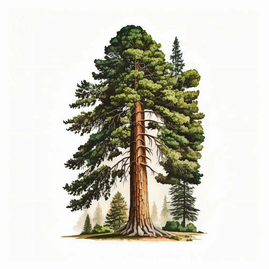 Giant Sequoia Tree Print
