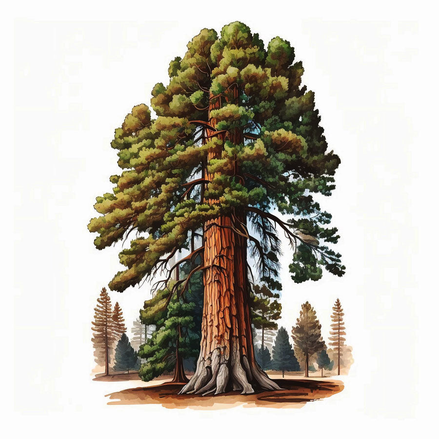 Giant Sequoia Tree Print