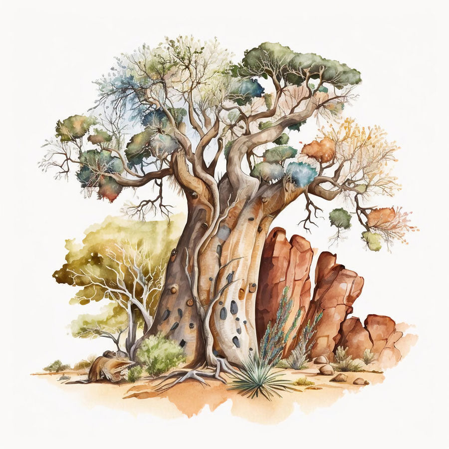 Baobab Tree Print