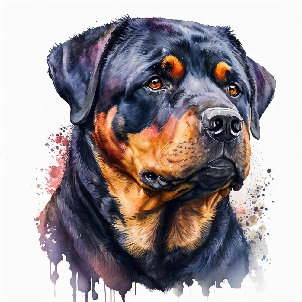 Water Color Dog