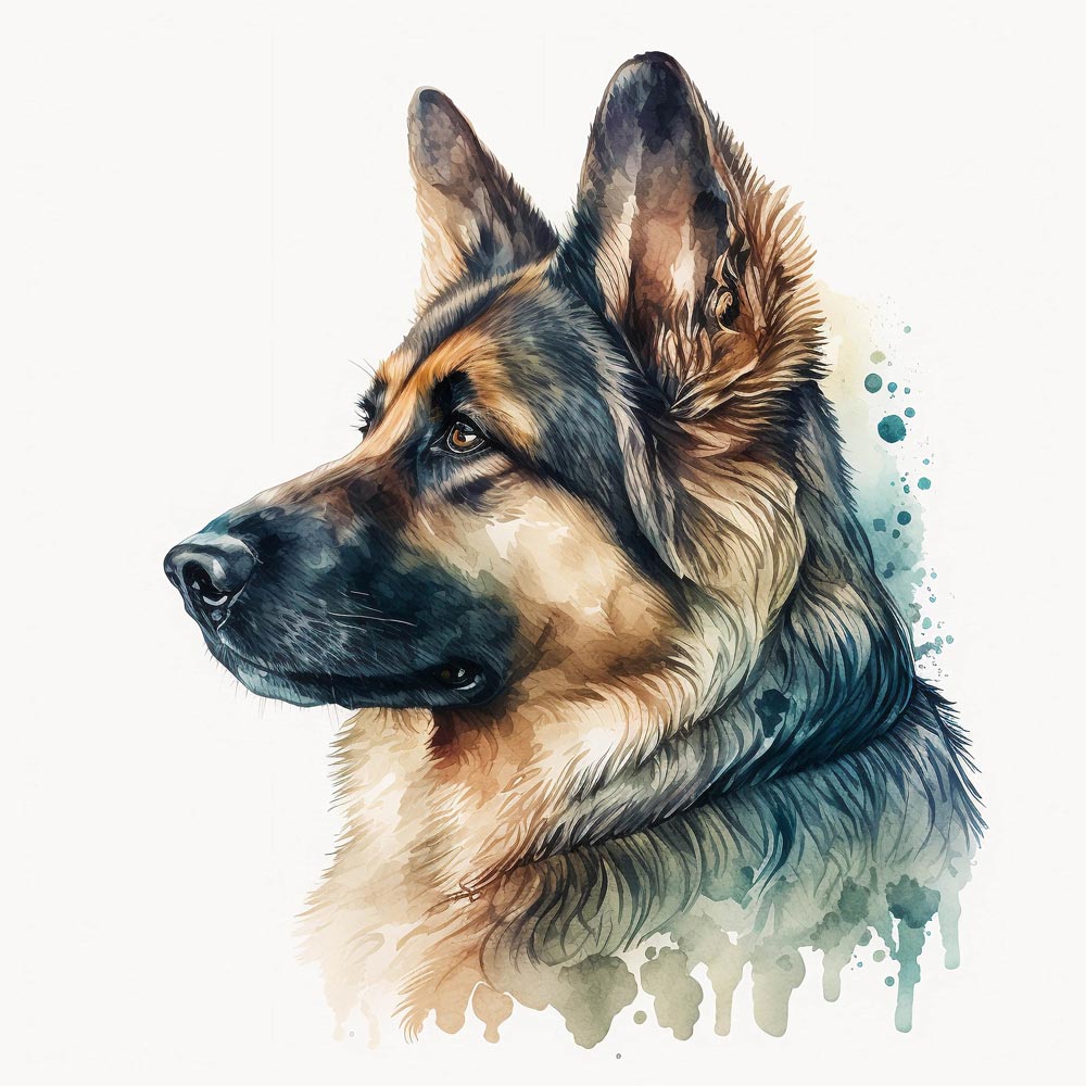 Water Color Dog
