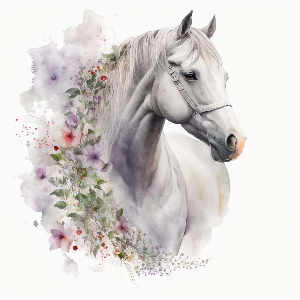 Boho Horse Print