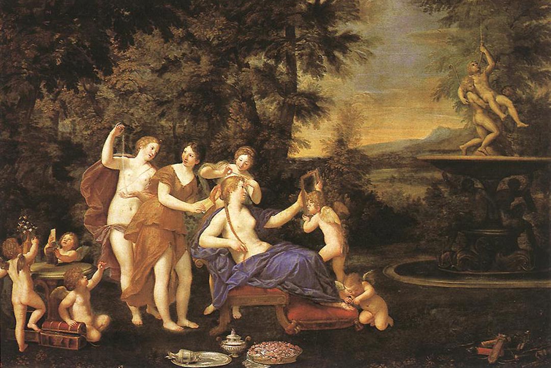 Venus Attended By Nymphs And Cupids