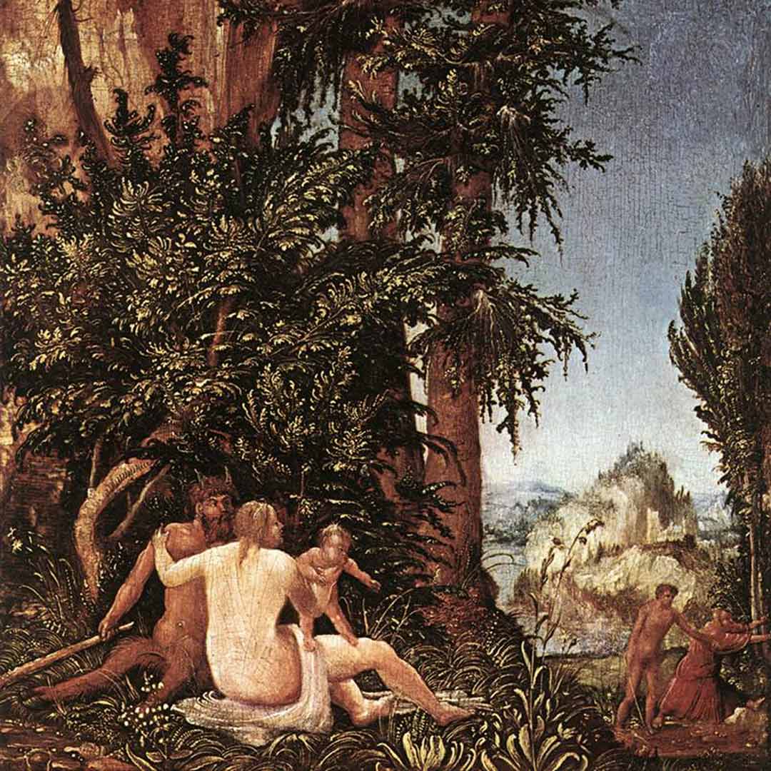 Landscape With Satyr Family