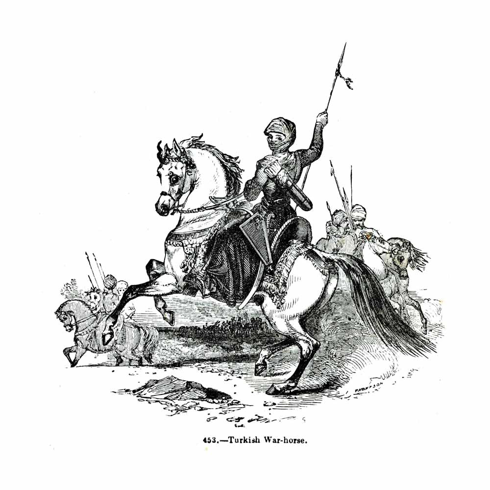 'Turkish War Horse' Vintage Horse