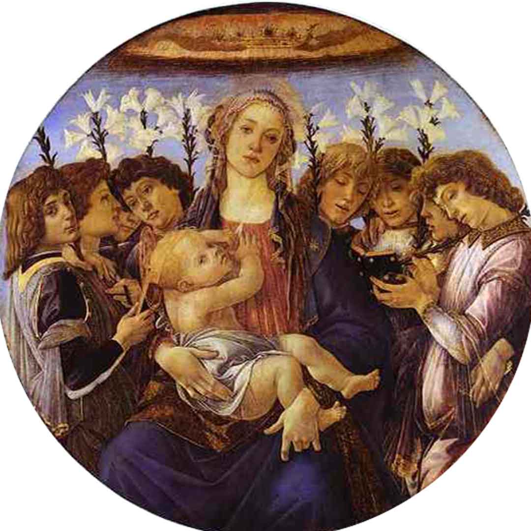 Madonna and Child with Eight Angel