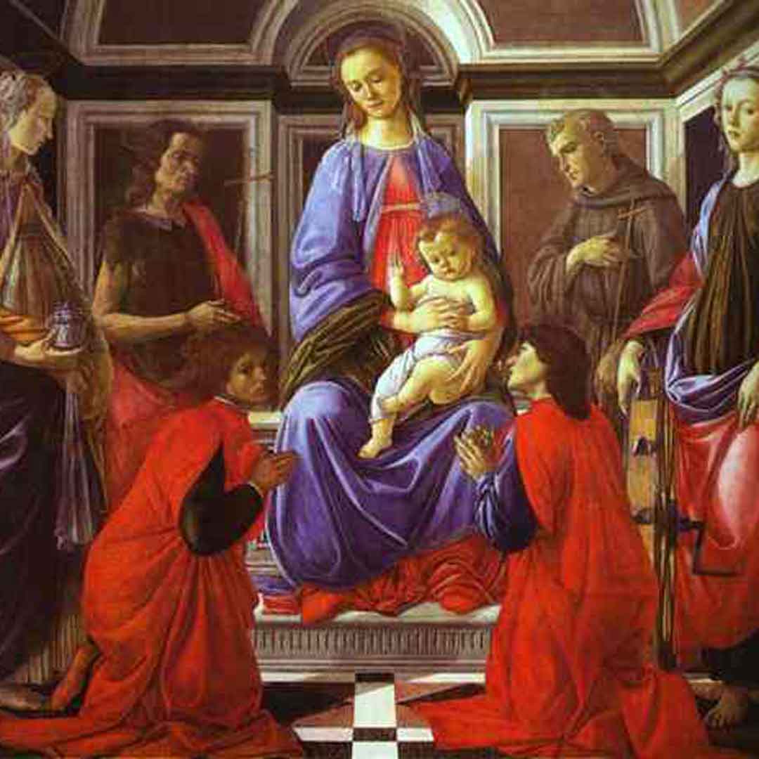 Madonna and Child with Six Saints