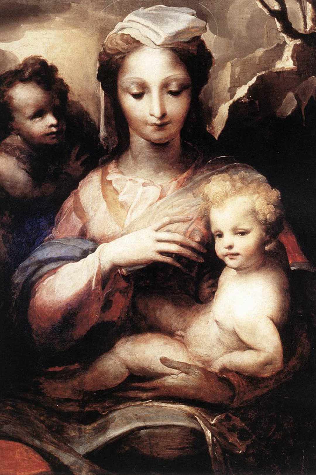 Madonna With The Infant Christ And St John The Baptist