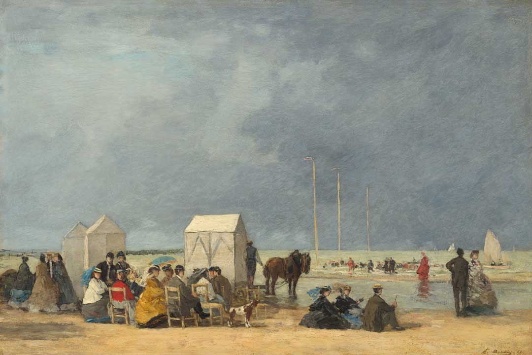 Bathing Time at Deauville 1865