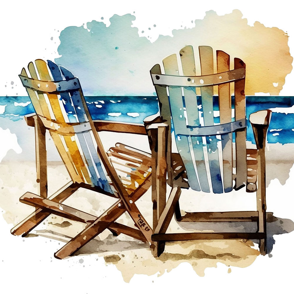 Couple Chairs at Beach