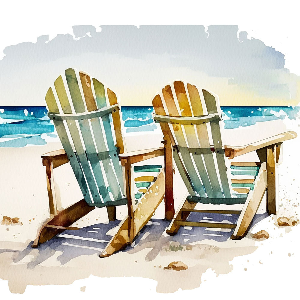 Couple Chairs at Beach
