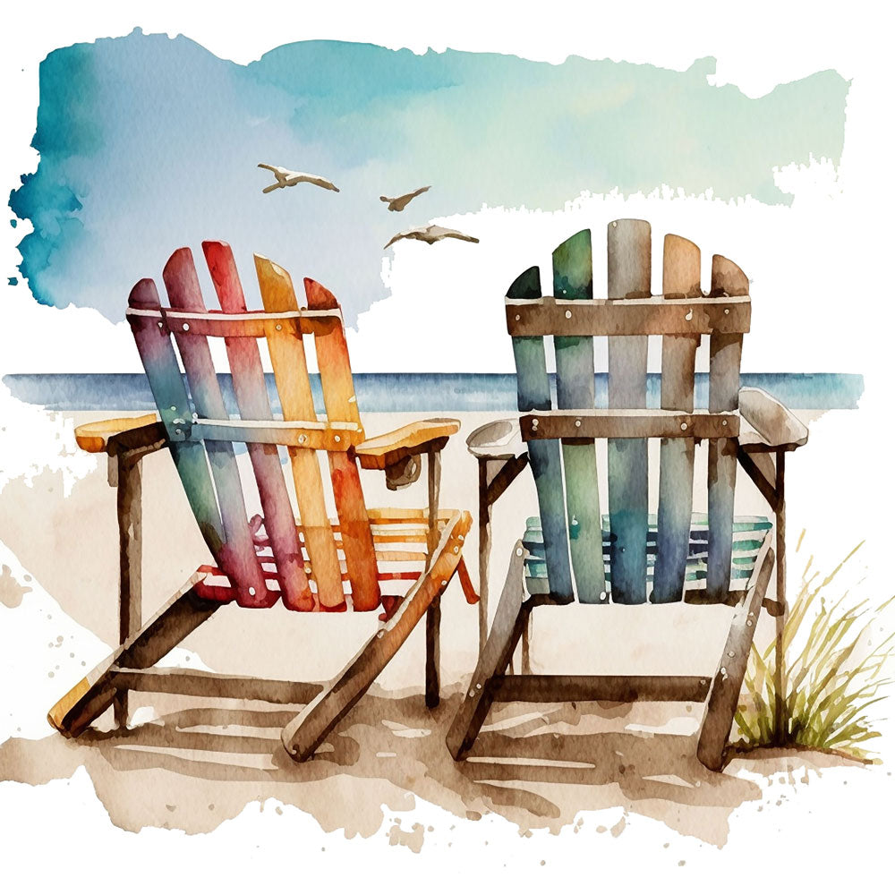 Couple Chairs at Beach