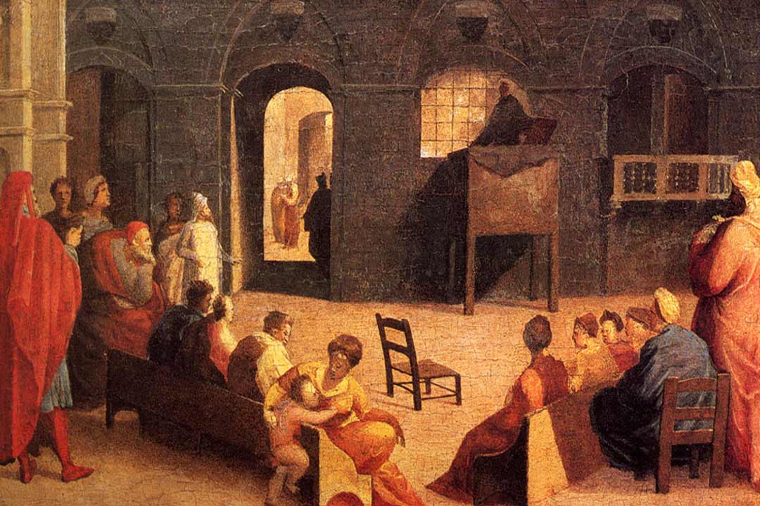 St Bernardino Of Siena Preaching