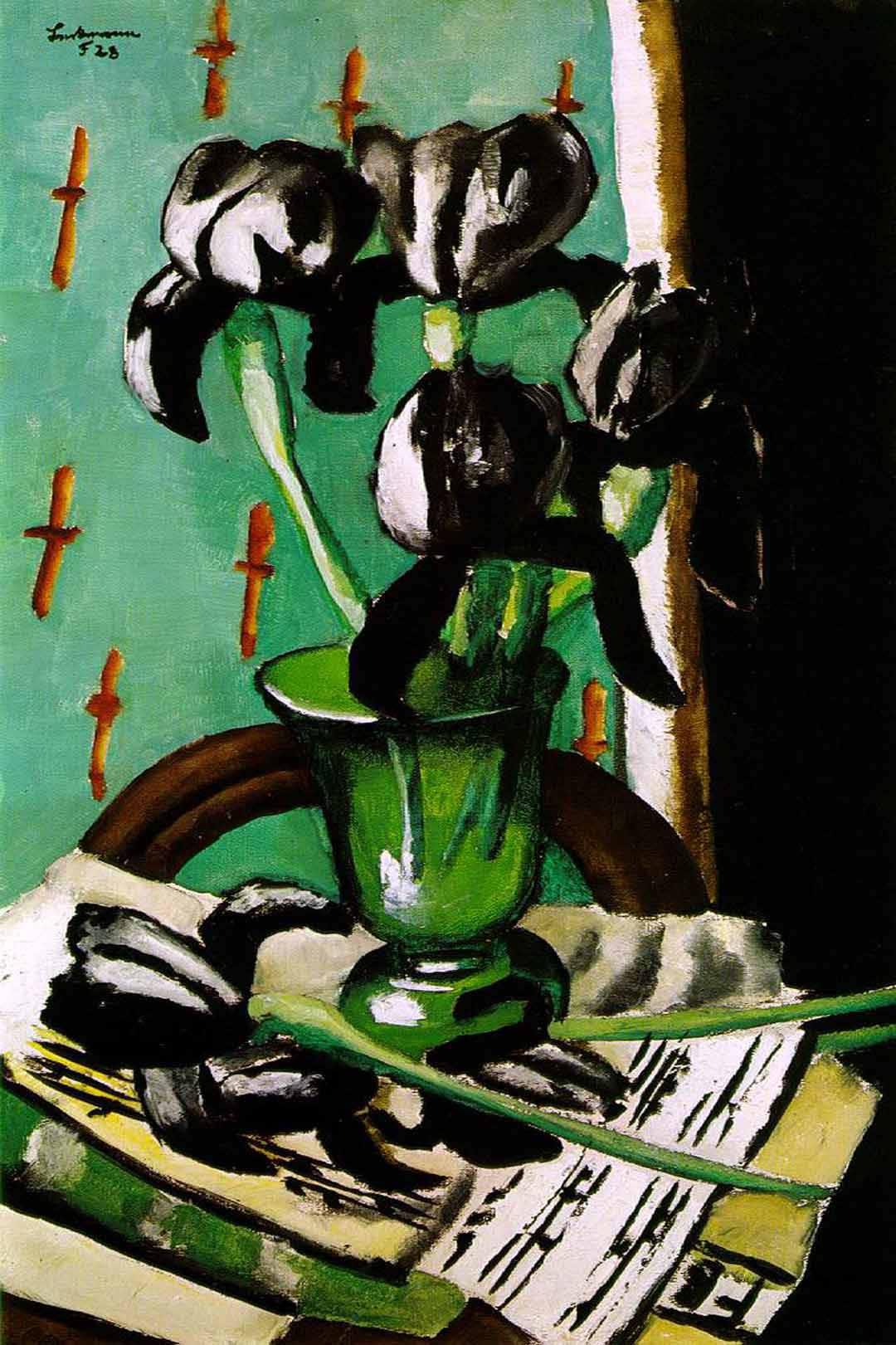 Black Irises 1928 Collection R. N