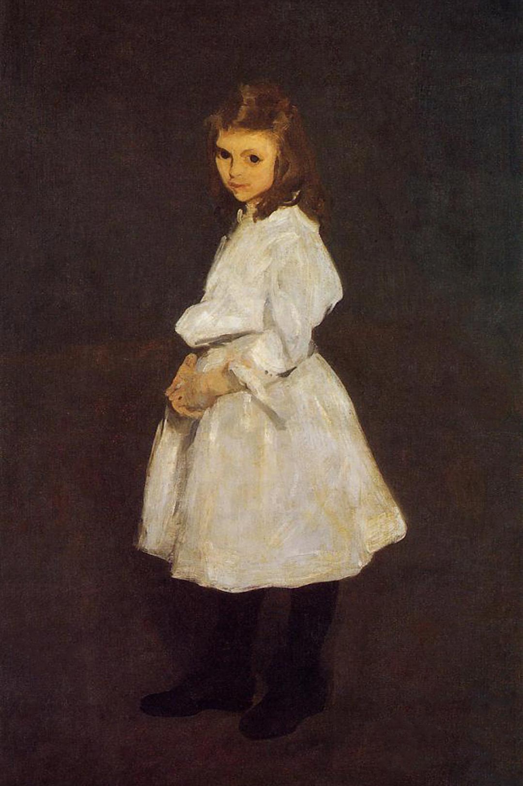 Little Girl in White aka Queenie Barnett