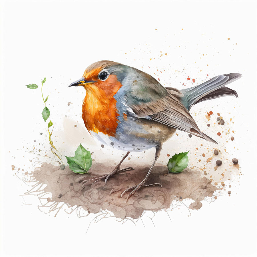 European Robin Bird