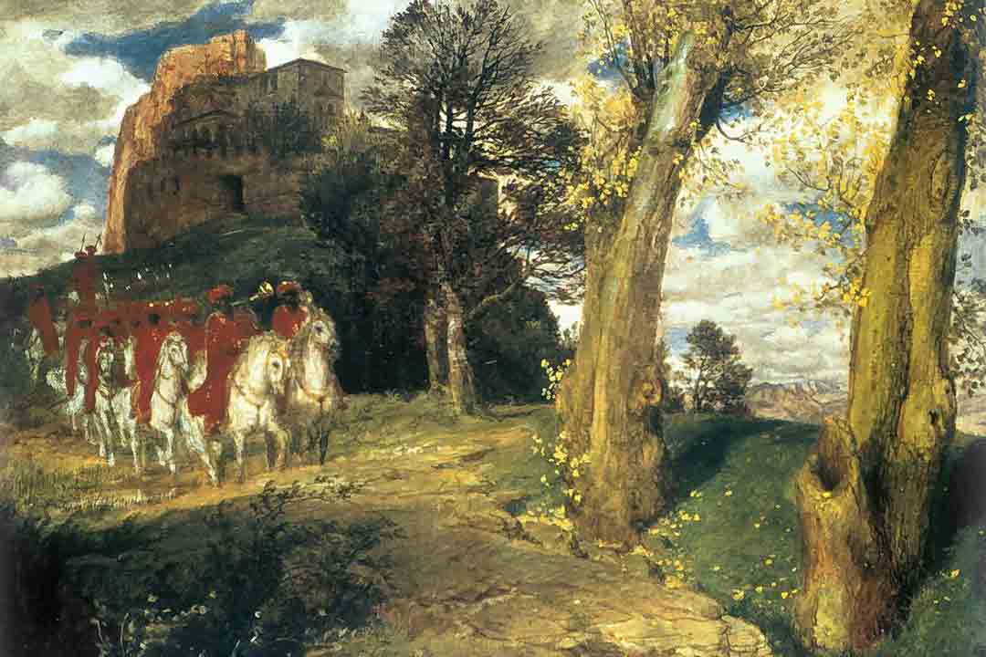 Ausritt Der Maurischen Reiter Swiss School   19Th Century