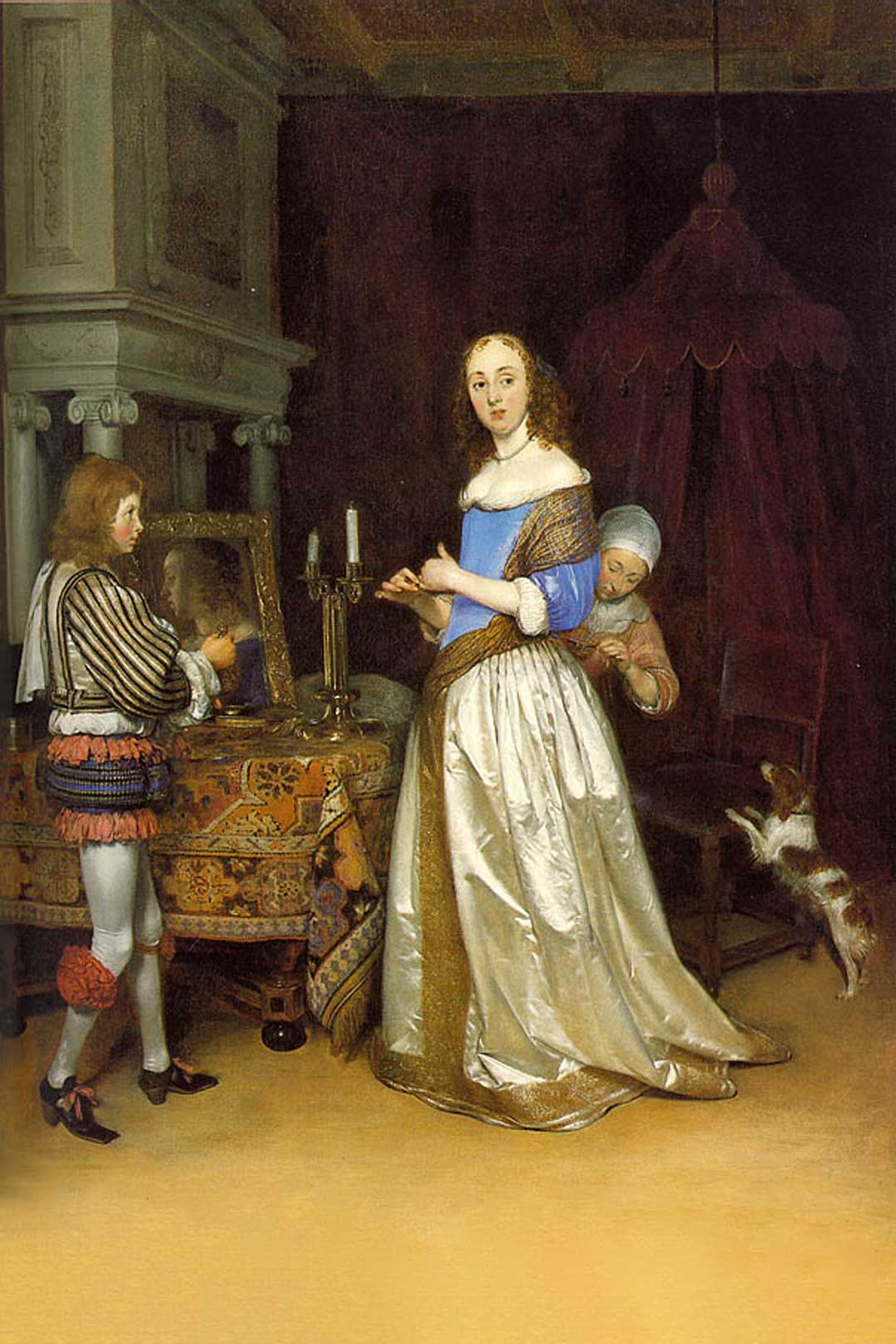 A Lady At Her Toilet 1660