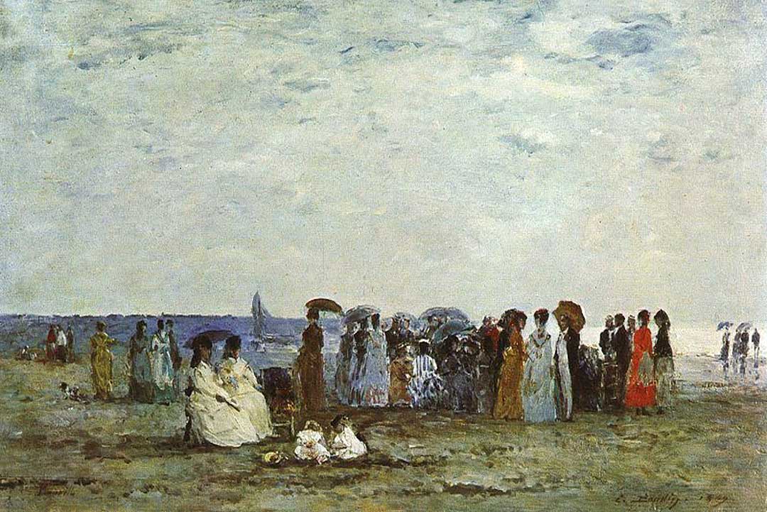 Boudin Bathers Trouville 1869