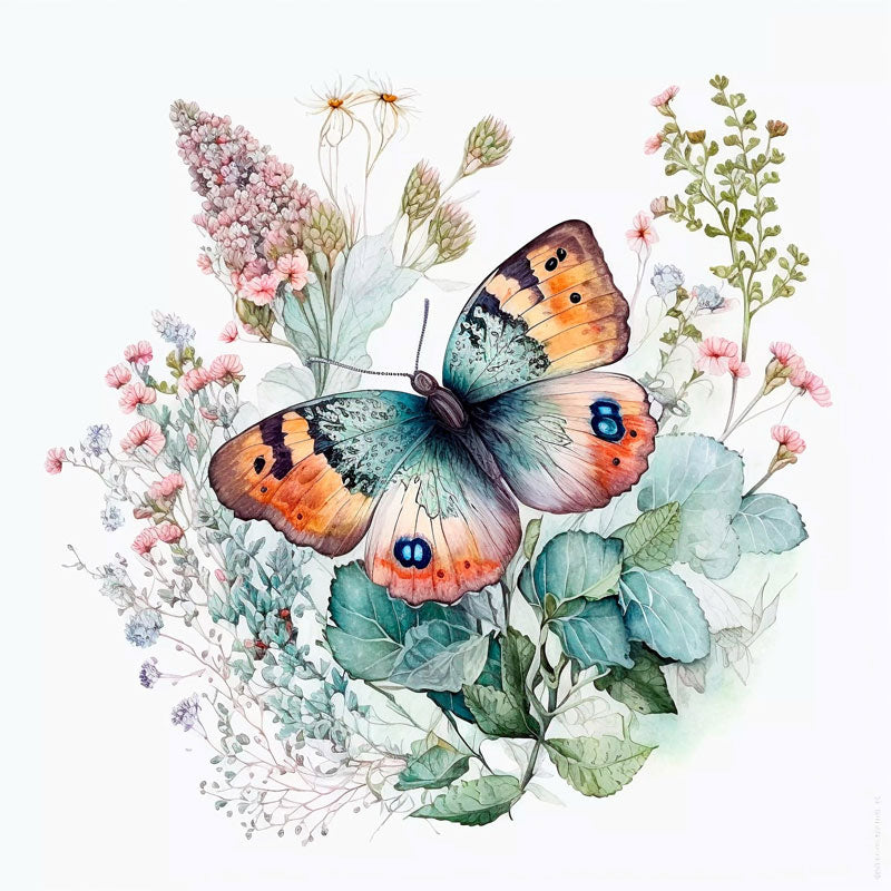 Water Colour Butterfly