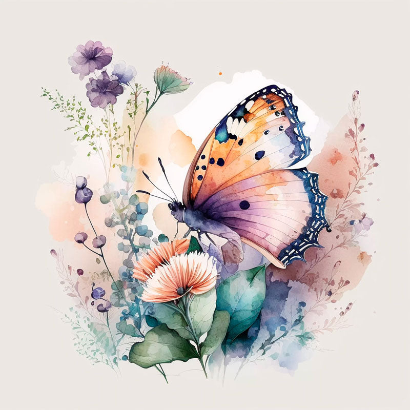 Water Colour Butterfly