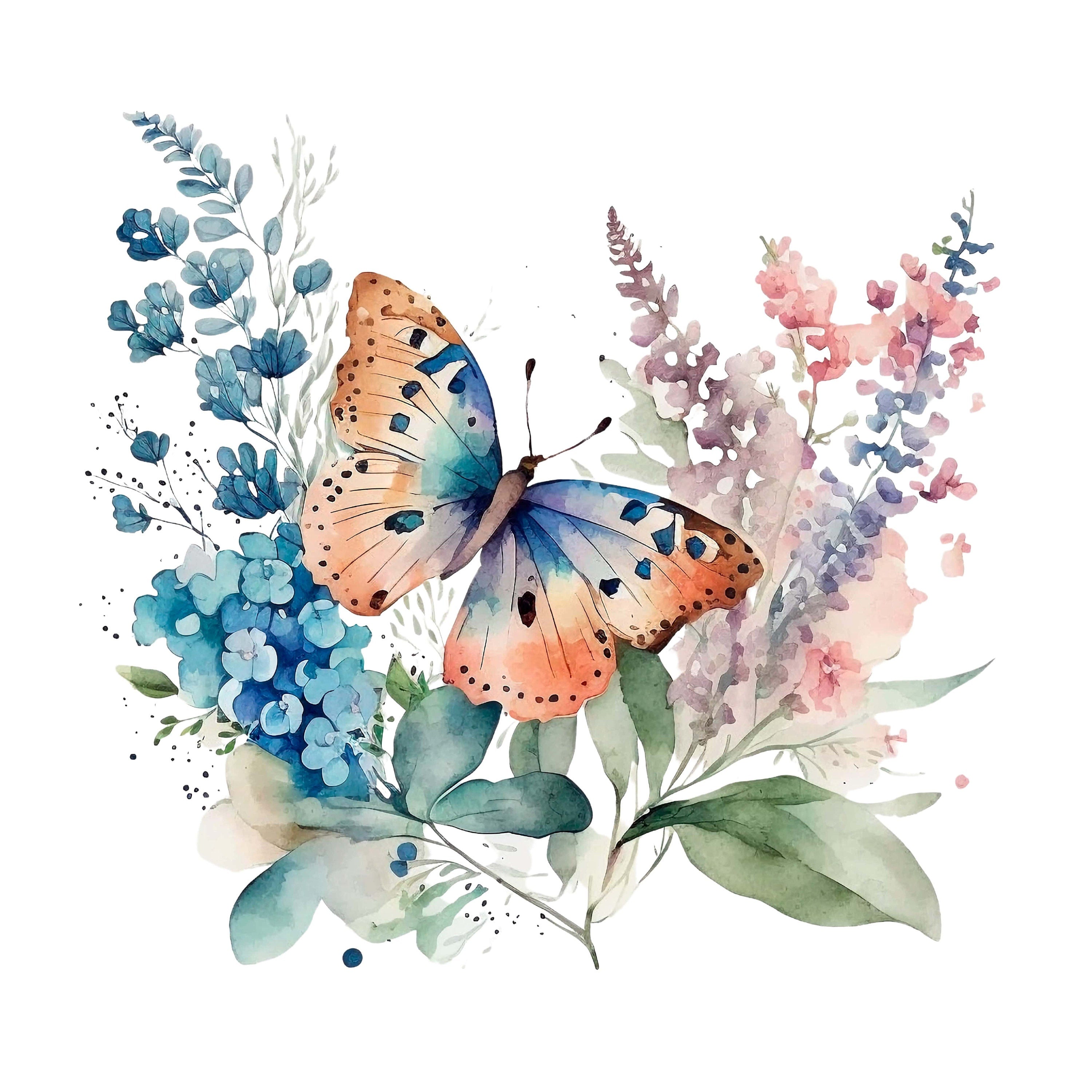 Water Colour Butterfly