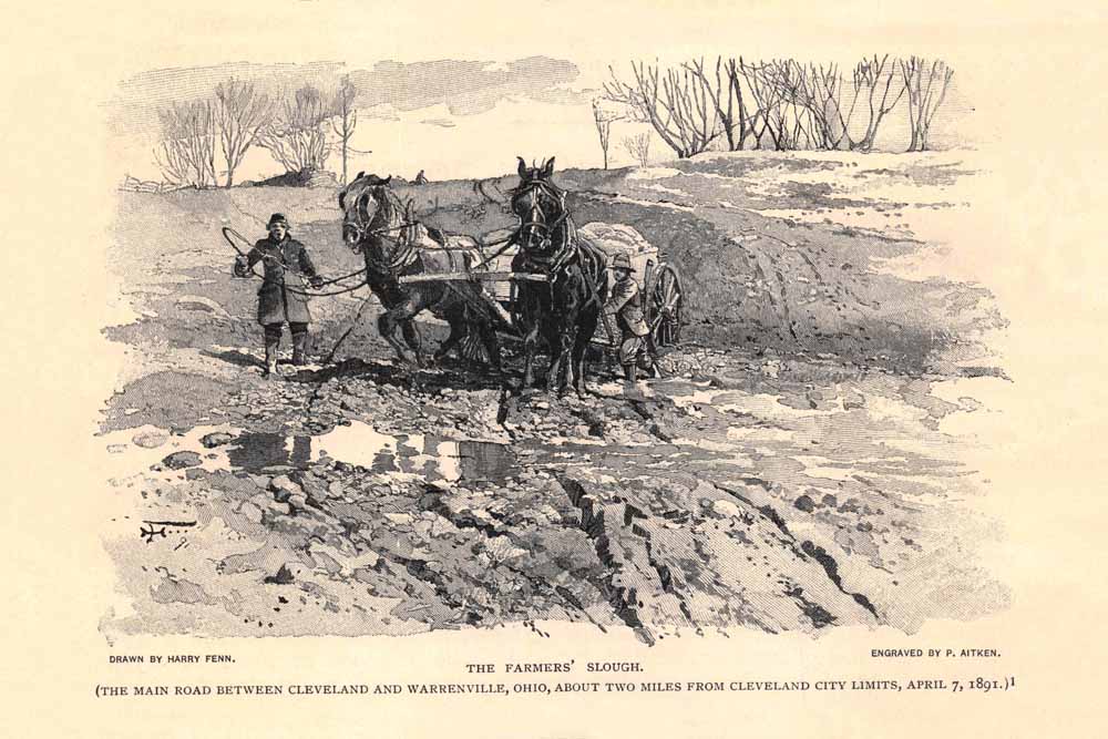 'The Farmers' Vintage Black & White Horse