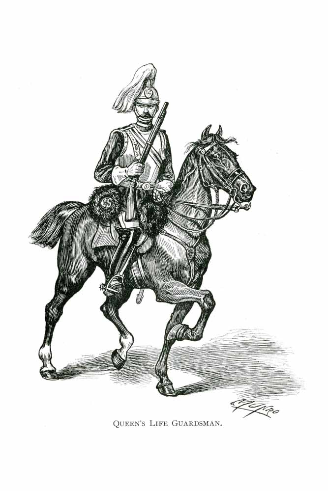'Queen'S Life Guardsman' Vintage Horse