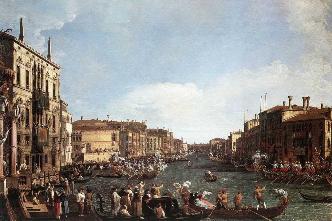 A Regatta On The Grand Canal