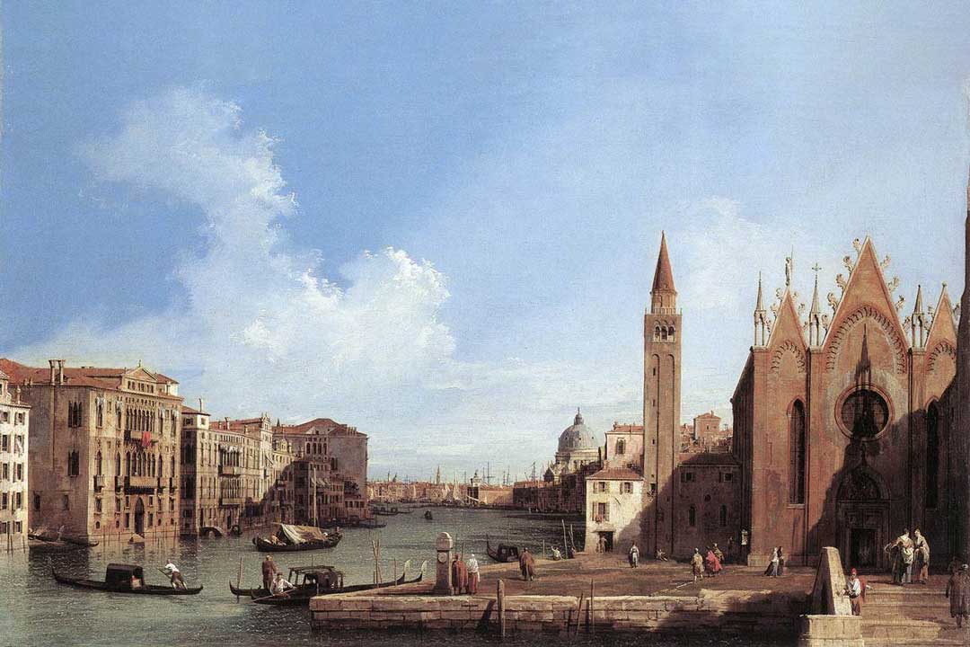 Grand Canal From Santa Maria Della Carita To The Bacino Di San Marco
