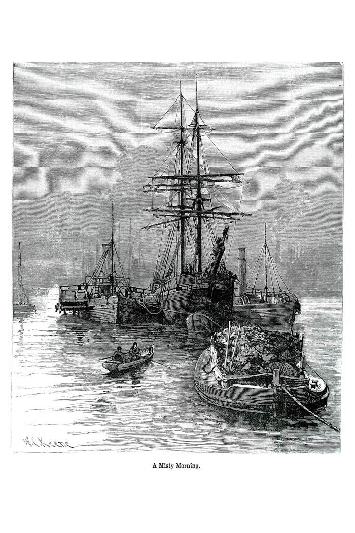 Old Ships And Steamers Of The World