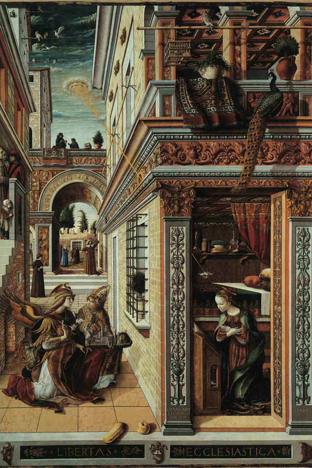 Annunciation With Saint Emidius   1486