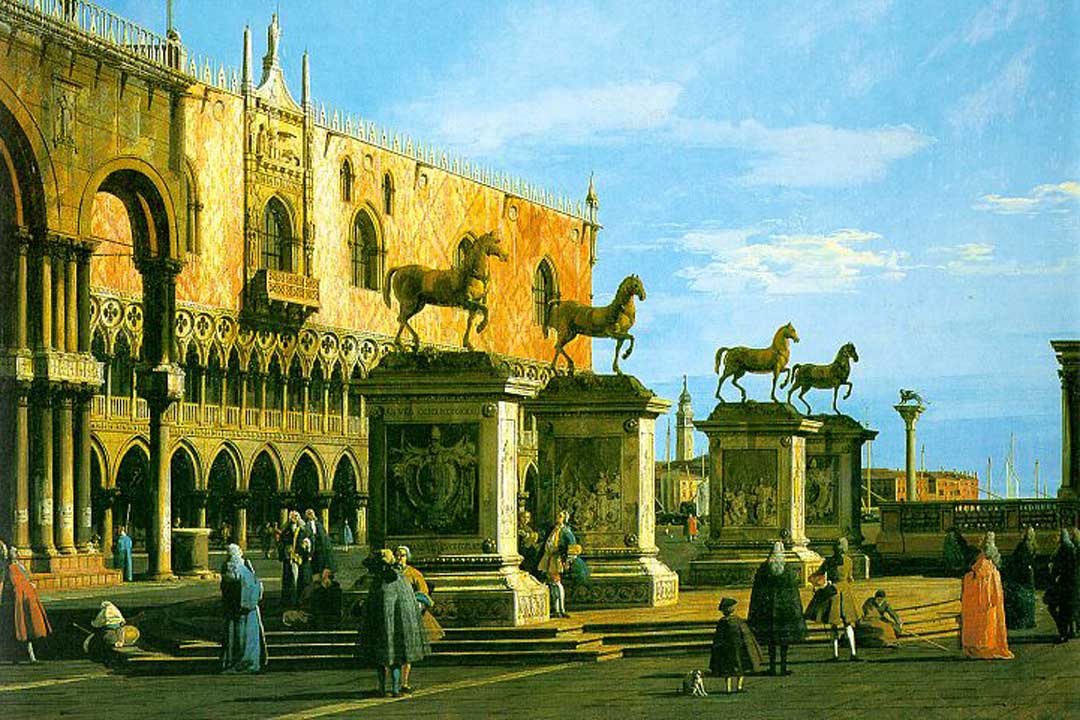 Capriccio The Horses Of San Marco In The Piazzett