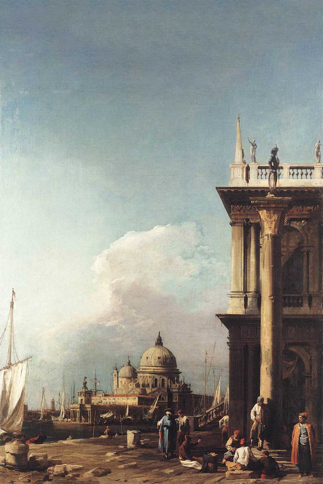Entrance To The Grand Canal From The Piazzetta