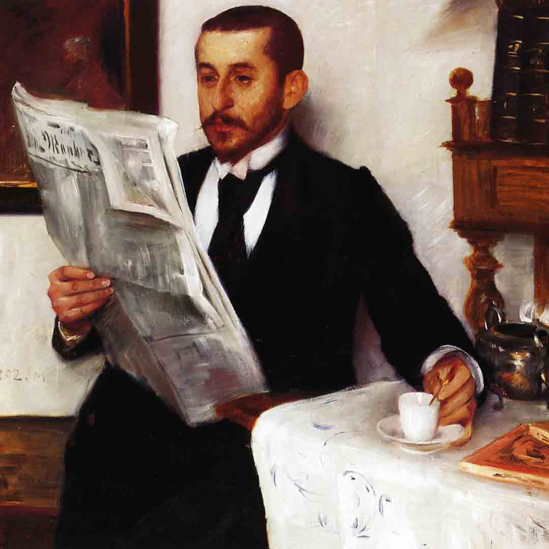 Portrait Of The Painter Benno Becker